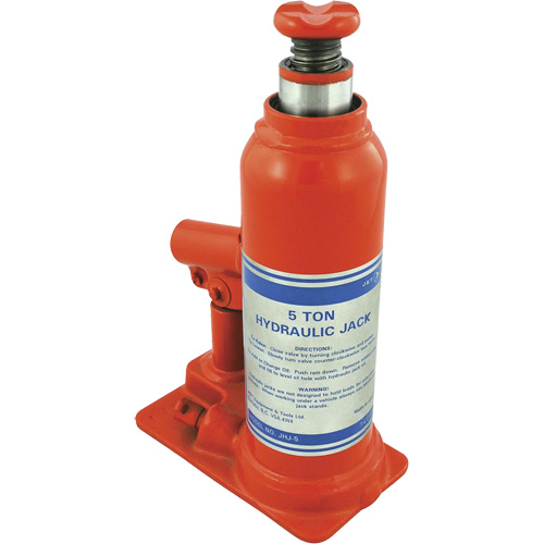 JHJ-5 Super Heavy-Duty Bottle Jack, 5 Ton(s), 15-3/8" Raised Height Consource