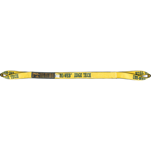 Polyester Sling, Double Ply, Twisted Eye, Type 4, 2" W x 12' L, 6200 lbs. Vertical Cap. Consource