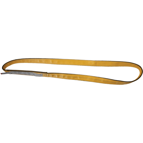 &eacute;lingues de levage en nylon, Pli Double, Sans fin, Type 5, 4" la x 4' lo, Limite de charge verticale 22000 lb Consource