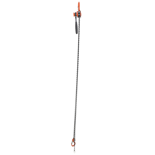 Mini palan &agrave; levier, Lev&eacute;e 10', Cabacit&eacute; 1000 lb (0,5 tonne), Chaîne en Acier Consource
