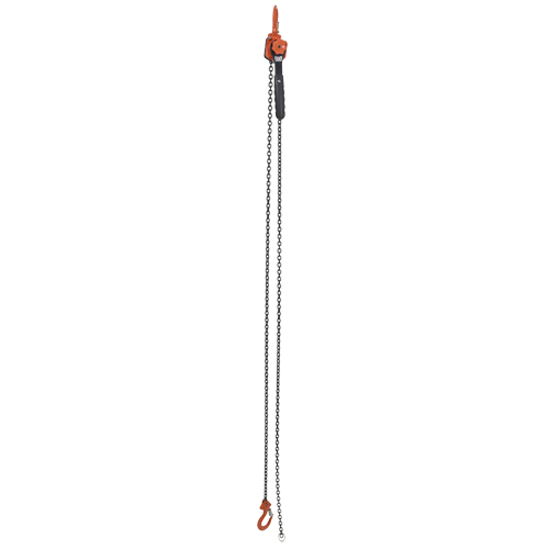 Mini palan &agrave; levier, Lev&eacute;e 10', Cabacit&eacute; 1000 lb (0,5 tonne), Chaîne en Acier Consource