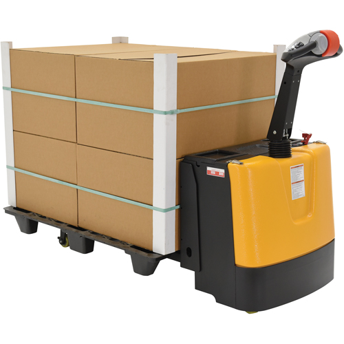 Fully Powered Electric Pallet Truck, 3300 lbs. Cap., 48" L x 28.25" W Consource