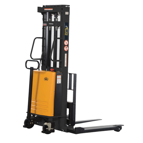 Fork Lift Stacker, Electric Operated, 2000 lbs. Capacity, 118" Max Lift Consource