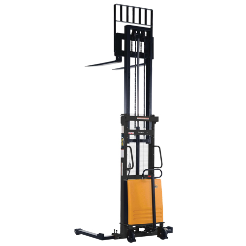 Fork Lift Stacker, Electric Operated, 2000 lbs. Capacity, 118" Max Lift Consource
