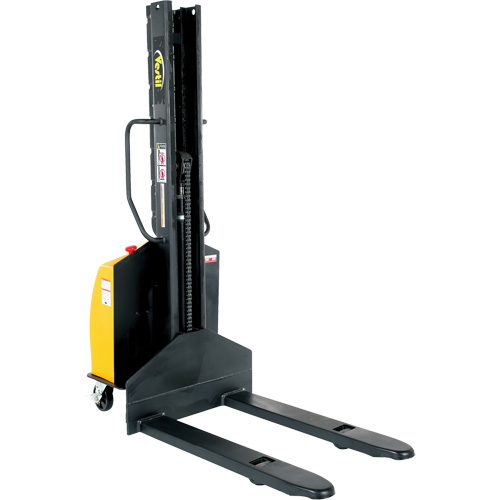 Gerbeur motoris&eacute; avec m&acirc;t &eacute;troit, Fonctionnement &eacute;lectrique, Capacit&eacute; 1500 lb, Lev&eacute;e max 63" Consource