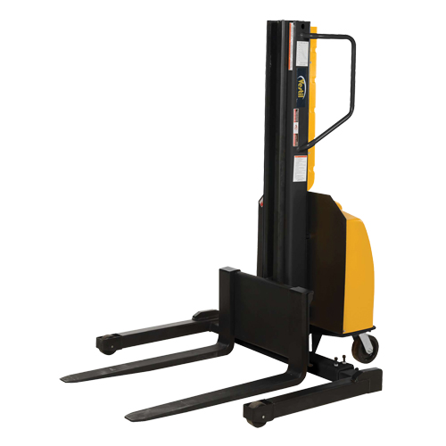Gerbeur motoris&eacute; avec m&acirc;t &eacute;troit, Fonctionnement &eacute;lectrique, Capacit&eacute; 1500 lb, Lev&eacute;e max 98" Consource