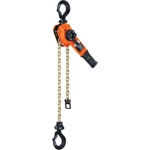 Series 653-A Ratchet Lever Hoist, 5' Lift, 3000 lbs. (1.5 tons) Capacity, Steel Chain Consource