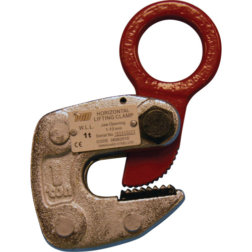VQHPC Horizontal Lifting Clamp, 6000 lbs. (3 tons) Limit, 15/32" - 1-3/8" Jaw Consource