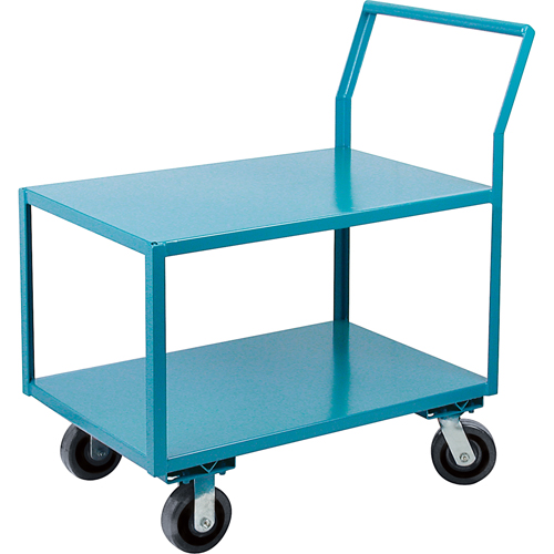 Chariots surbaiss&eacute;s robustes, 2 niveaux, 24" la x 48" p x 41" h, 2400 lb Cap Consource