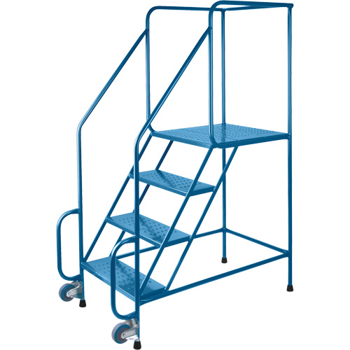 &eacute;chelles Tilt-N-Roll, Acier, 4 marches, Largeur 22", 24" p x 38" h marche pali&egrave;re Consource