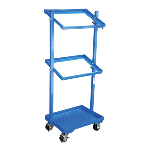 Stock Cart, Steel, 30-11/16" W x 19-1/4" D, 3 Shelves, 300 lbs. Capacity Consource