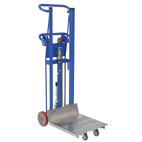 Hydra Lift Platform Stacker, Foot Pump Operated, 750 lbs. Capacity, 52" Max Lift Consource