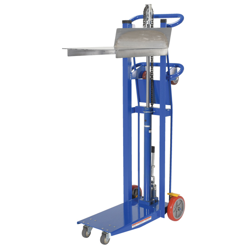 Hydra Lift Platform Stacker, Foot Pump Operated, 750 lbs. Capacity, 52" Max Lift Consource