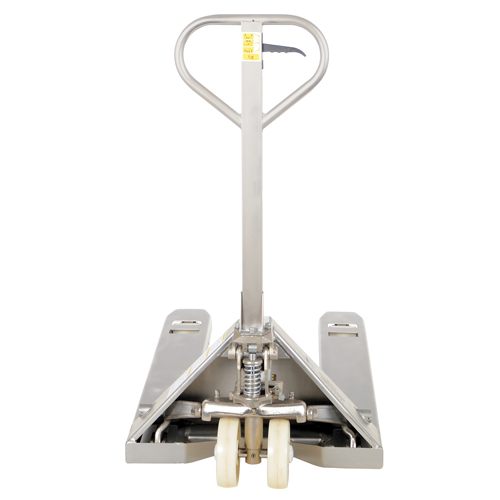 Pallet Truck, Stainless Steel, 48" L x 27" W, 5500 lbs. Capacity Consource