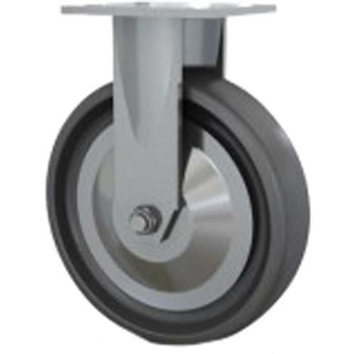 Heavy-Duty Caster, Rigid, 8" (203.2 mm), Solid Elastomer, 1000 lbs. (453.6 kg.) Consource