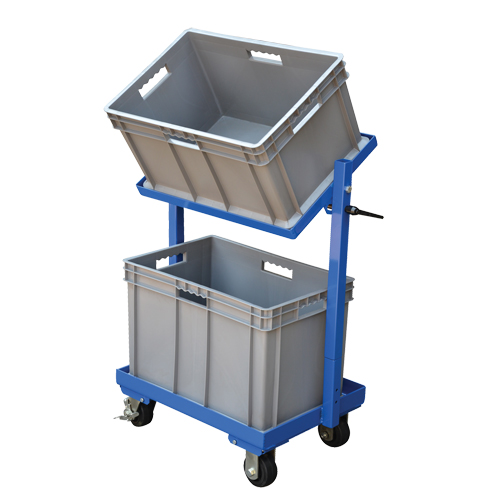Stock Cart, Steel, 30-11/16" W x 19-1/4" D, 2 Shelves, 200 lbs. Capacity Consource