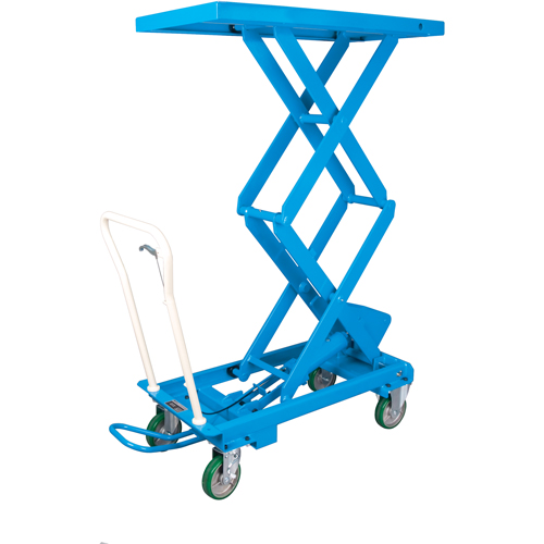 Scissor Lift Tables, 20-1/2" L x 39-3/4" W, Steel, 660 lbs. Capacity Consource
