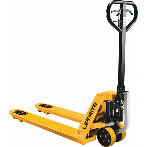 Power-Start Technology Pallet Trucks, Steel, 48" L x 27" W, 5000 lbs. Capacity Consource
