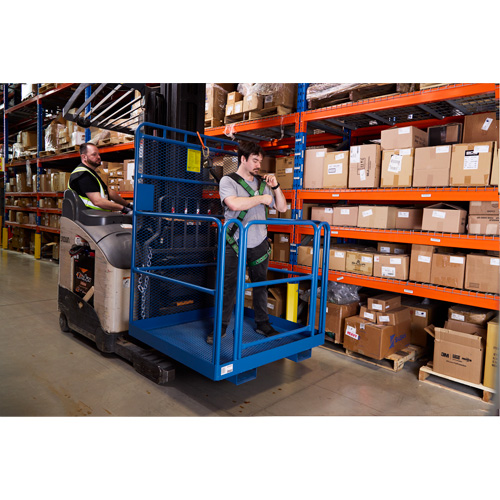 High Work Maintenance Platform, 48" W x 48" D x 72" H, 1000 lbs. Capacity, Steel Consource