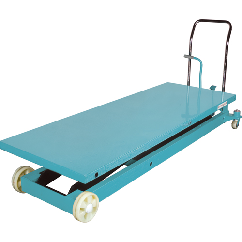 Table &eacute;l&eacute;vatrice robuste &agrave; ciseaux hydraulique, 80-1/8" lo x 29-1/2" la, Acier, Capacit&eacute; 2200 lb Consource