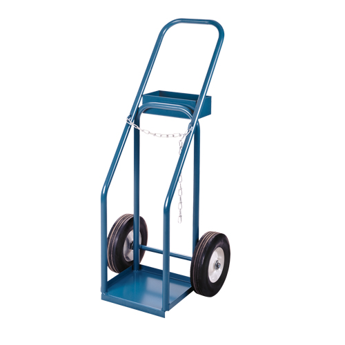 Chariots pour bouteilles de gaz, Roues Semi-pneumatique, Base de 12" la x 10" lo, 400 lb Consource