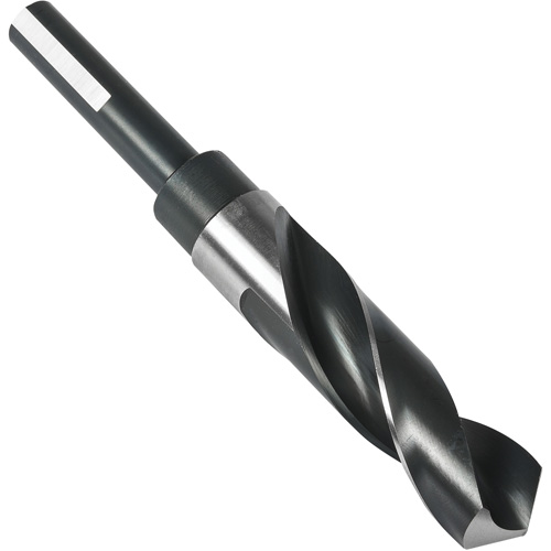 Reduced Shank Drill Bit, 45/64", High Speed Steel, 3" Flute, 118° Point Consource
