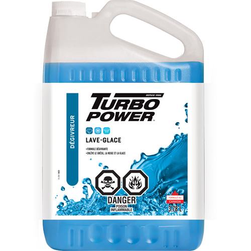 Turbo Power&reg; All-Season Windshield Washer Fluid, Jug, 3.78 L Consource