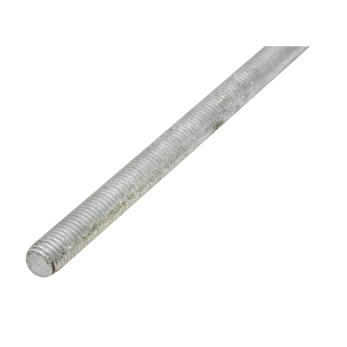 Threaded Rod, 1/4"-20, 36" L, Galvanized, Grade 2 Grade Consource