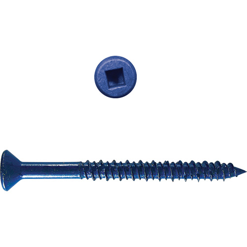 Vis &agrave; b&eacute;ton HD avec carr&eacute; plat, 3/16" x 3-1/4" lo, Zingu&eacute; Consource