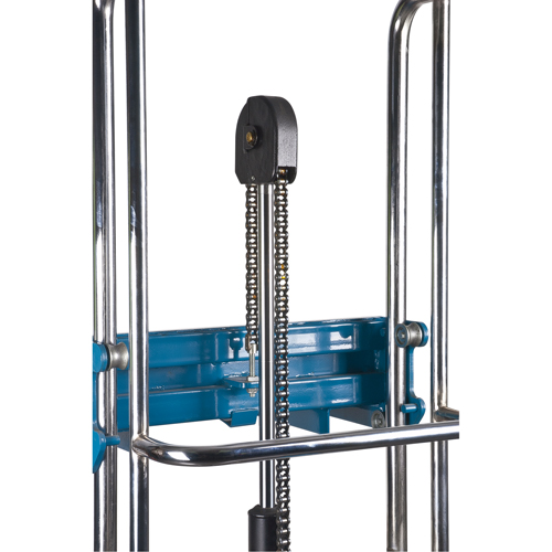 Hydraulic Platform Lift Stacker, Foot Pump Operated, 880 lbs. Capacity, 60" Max Lift Consource