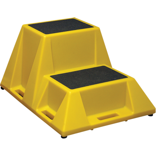 Industrial Step Stools, 2 Steps, 36" x 28" x 20" High Consource