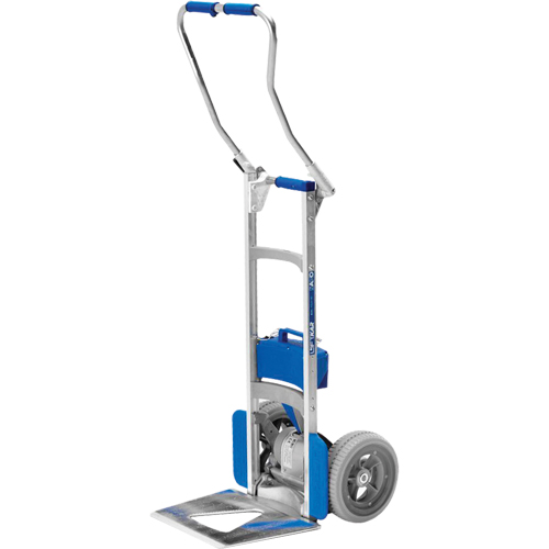 Liftkar&reg; Aluminum Stair Climbing Hand Truck, Aluminum Frame, 18" W x 61" H, 375 lbs. Capacity Consource