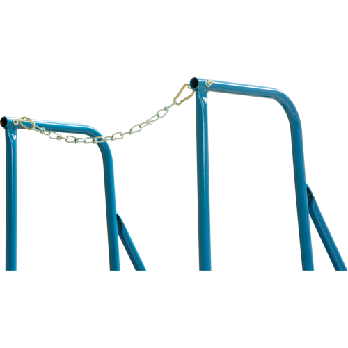 Trailer Access Rolling Ladder with Rails, 4 Steps, 22" Step Width, 37" Platform Height, Steel Consource