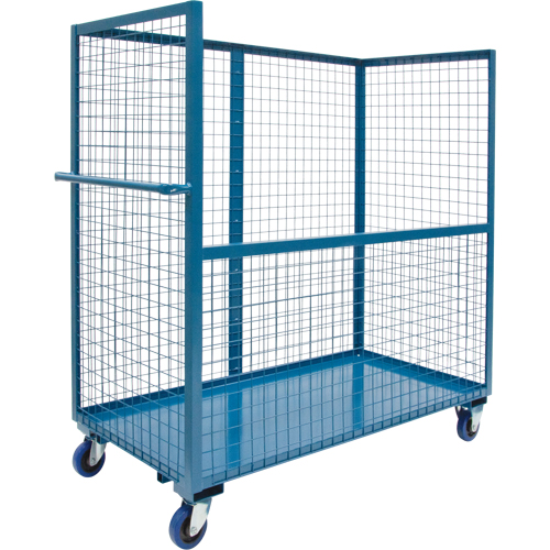 Chariot grillag&eacute; pour transport , Acier, 30" x 55" x 72", Capacit&eacute; 1200 lb Consource
