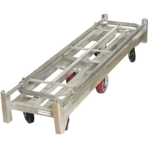 U-Boat Platform Truck, 59-1/2" L x 16" W, 1750 lbs. Capacity, Polyurethane Casters Consource