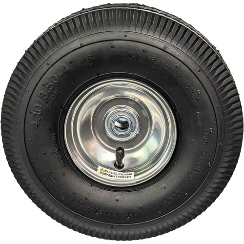 Roue pneumatique de rechange pour diable, 10" (254 mm), Capacit&eacute; de 350 lb Consource