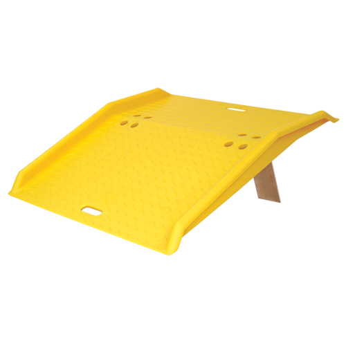 Portable Poly Hand Truck Dock Plate, 750 lbs. Load Capacity, 36" L x 35" W x 5" H Consource
