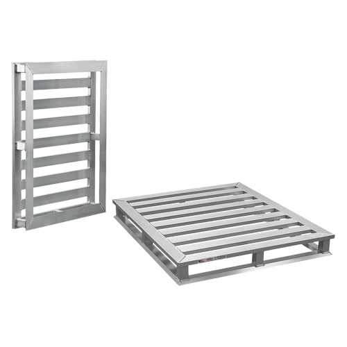 Palette &agrave; cadre tubulaire en aluminium 4 c&ocirc;t&eacute;s Consource