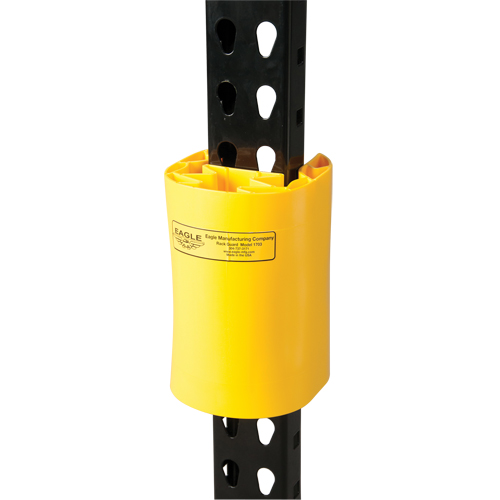 Polyethylene Rack Guard, 5" W x 6" L x 8" H, Yellow Consource