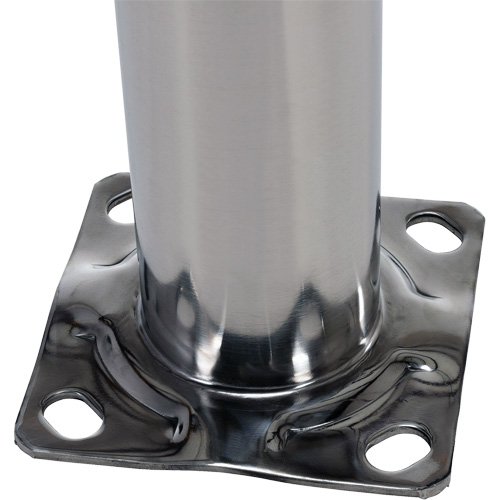 Safety Bollard, Stainless Steel, 36" H x 8" W, Silver Consource