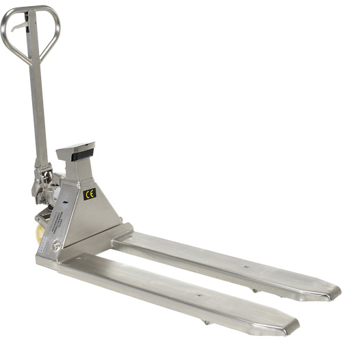 Scale Pallet Truck, 45.69" L x 21.875" W, 5000 lbs. Cap. Consource