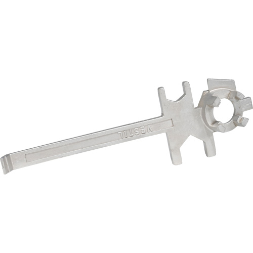 Cl&eacute; pour baril, Ouverture de 3/4"/2", Poign&eacute;e 9-1/2", Acier inoxydable Consource