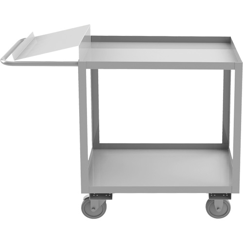 Industrial Grade Order Picking Cart, 39" H x 18-1/8" W x 45" D, 2 Shelves, 1200 lbs. Capacity Consource
