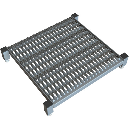 Adjustable Height One-Step Work Platform, 24" W x 24" D, 800 lbs. Capacity, All-Welded Consource