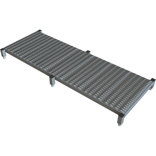 Adjustable Height One-Step Work Platform, 24" W x 71" D, 800 lbs. Capacity, All-Welded Consource