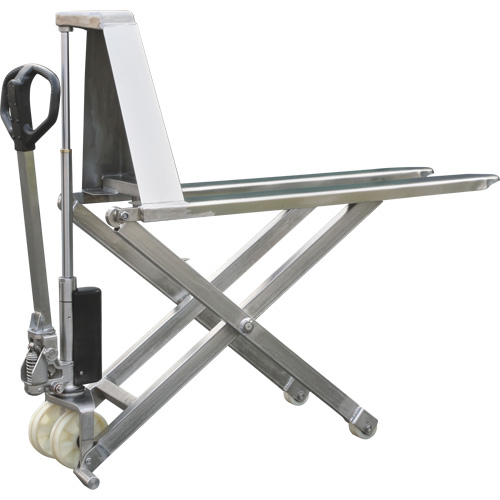 Eco Scissor Skid Lift, 45" L x 21" W, Stainless Steel, 2200 lbs. Capacity Consource