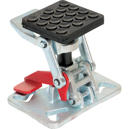 Heavy-Duty Adjustable Height Floor Lock, 8" Extended Height, 5-1/2" Retracted Height, Steel Consource