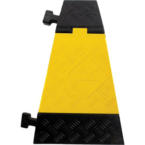 Protecteur de c&acirc;ble tourne-&agrave;-gauche robuste Powerhouse, 5 canaux, 12" lo x 19,75" la x 2,25" h Consource