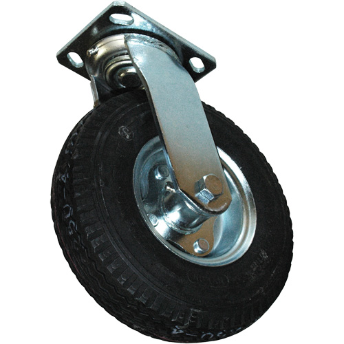 Roulette pneumatique pivotante pour chariot &agrave; plateforme Consource