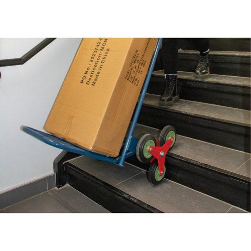 Stair Climbing Hand Truck, Steel Frame, 23-3/4" W x 45-5/8" H, 300 lbs. Capacity Consource